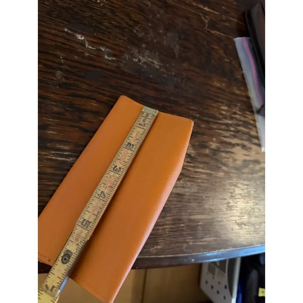 Tory Burch Authentic Eyewear Eyeglasses Glasses Case Only Orange